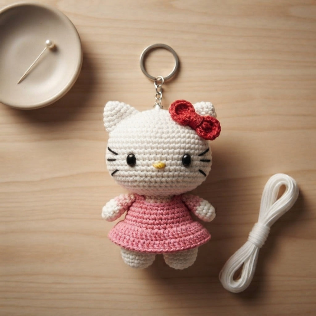 Enchanting Bag Charm Keyring | Amigurumi Guide PDF — Design 4
