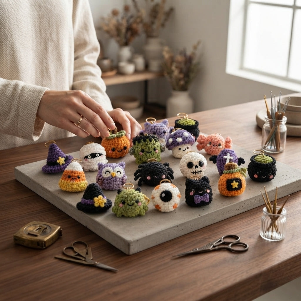 Mega 20 Crochet Keychain Patterns | PDF Bundle