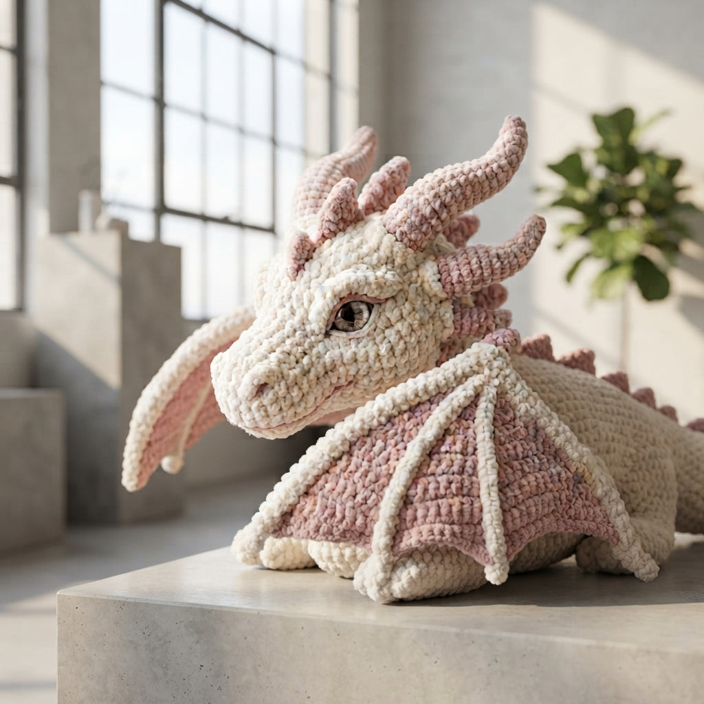 Sweet Amigurumi Dragon | Crochet PDF Pattern