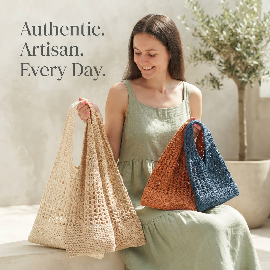 Beach Bag Purse Tote | Crochet Pattern PDF