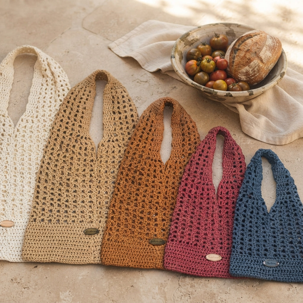Beach Bag Purse Tote | Crochet Pattern PDF