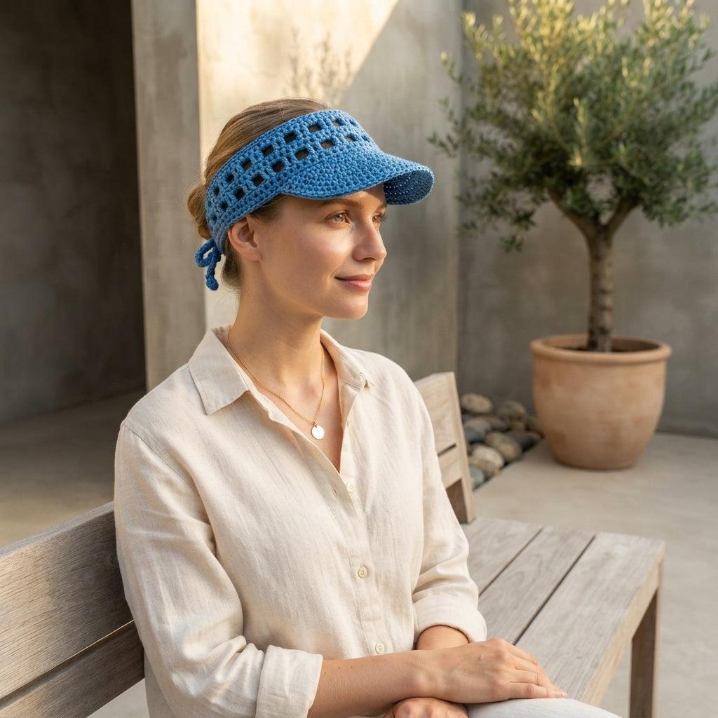 Gorgeous Sun Visor | Summer PDF Pattern — Design 4