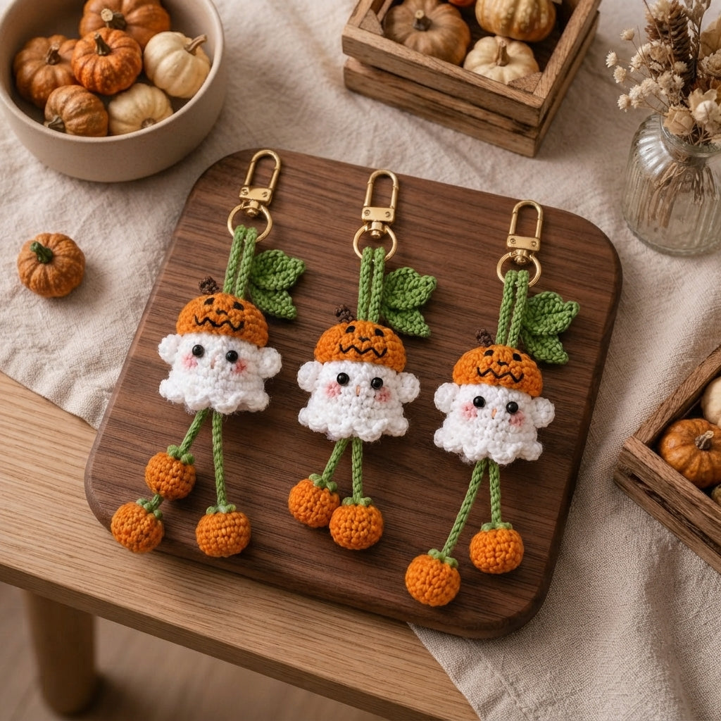 Handcrafted Bag Charm Keychain | Amigurumi PDF