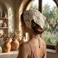 Floral Granny Square Head Scarf | Crochet Pattern PDF