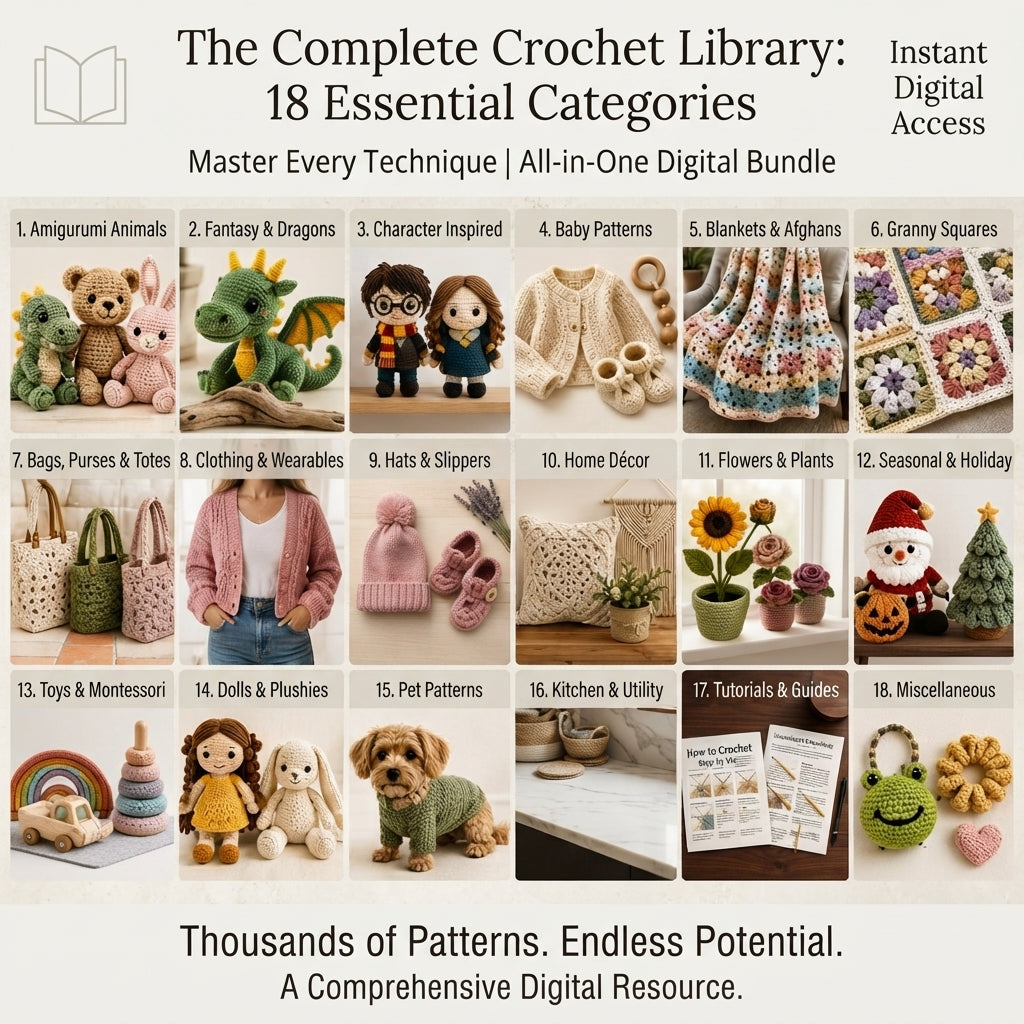 Granny Square Baby Blanket | Crochet Pattern PDF