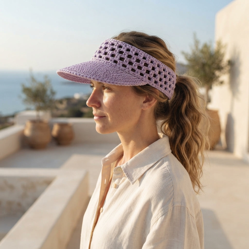 Trendy Sun Visor | Crochet Visor Pattern