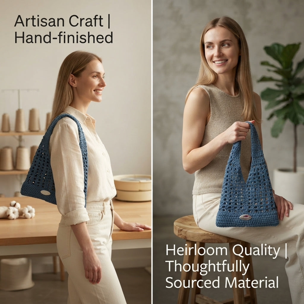 Beach Bag Purse Tote | Crochet Pattern PDF