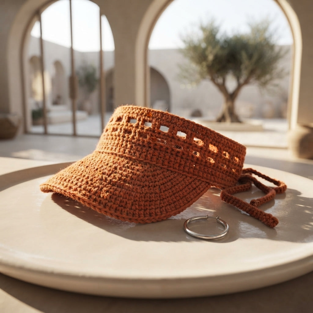 Gorgeous Sun Visor | Summer PDF Pattern — Design 4