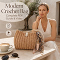 Handbag Shell Stitch Purse | Crochet Pattern PDF