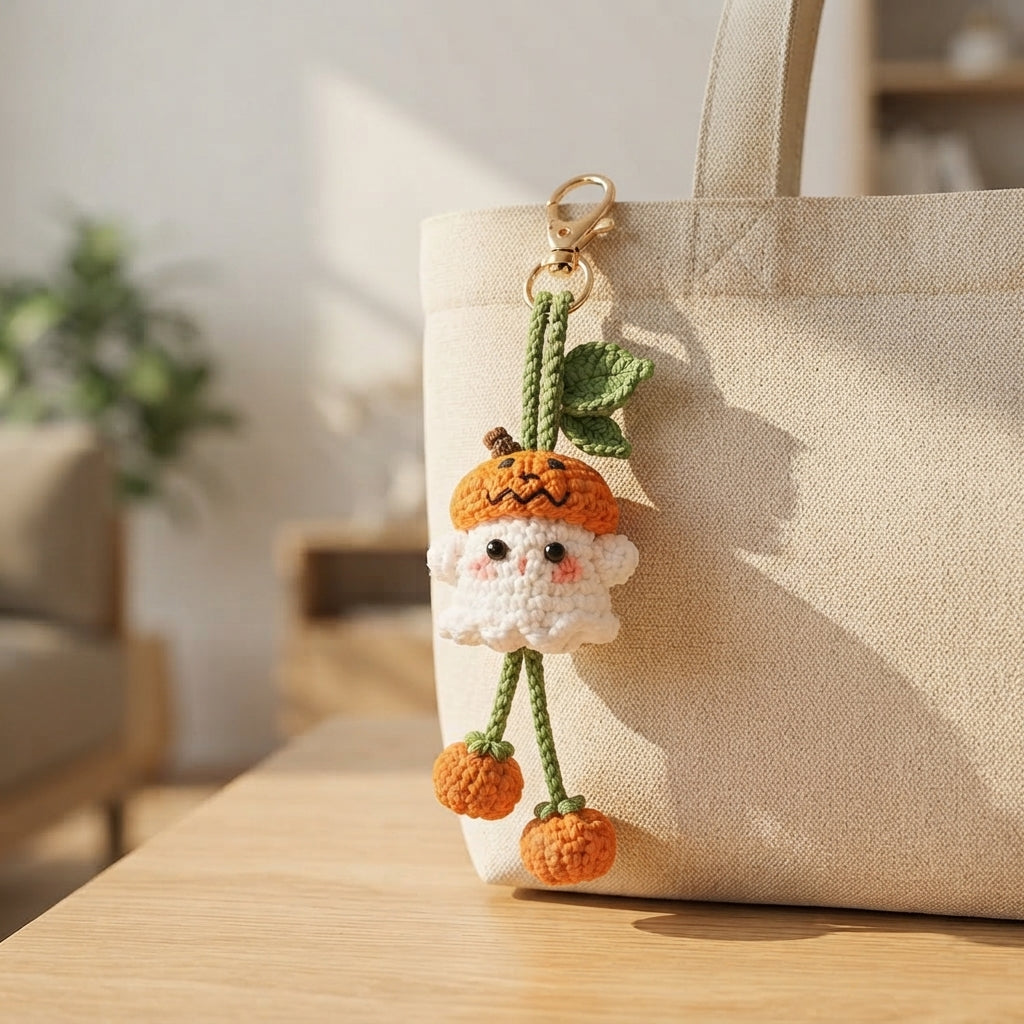 Handcrafted Bag Charm Keychain | Amigurumi PDF