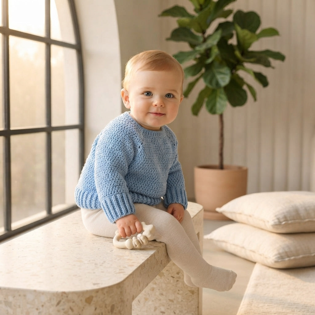 Sweater Pullover Infant Baby Pullover | Crochet Pattern PDF