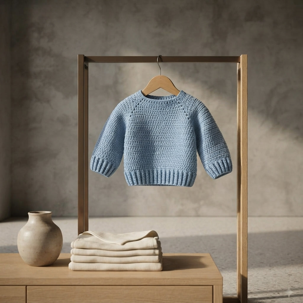 Sweater Pullover Infant Baby Pullover | Crochet Pattern PDF