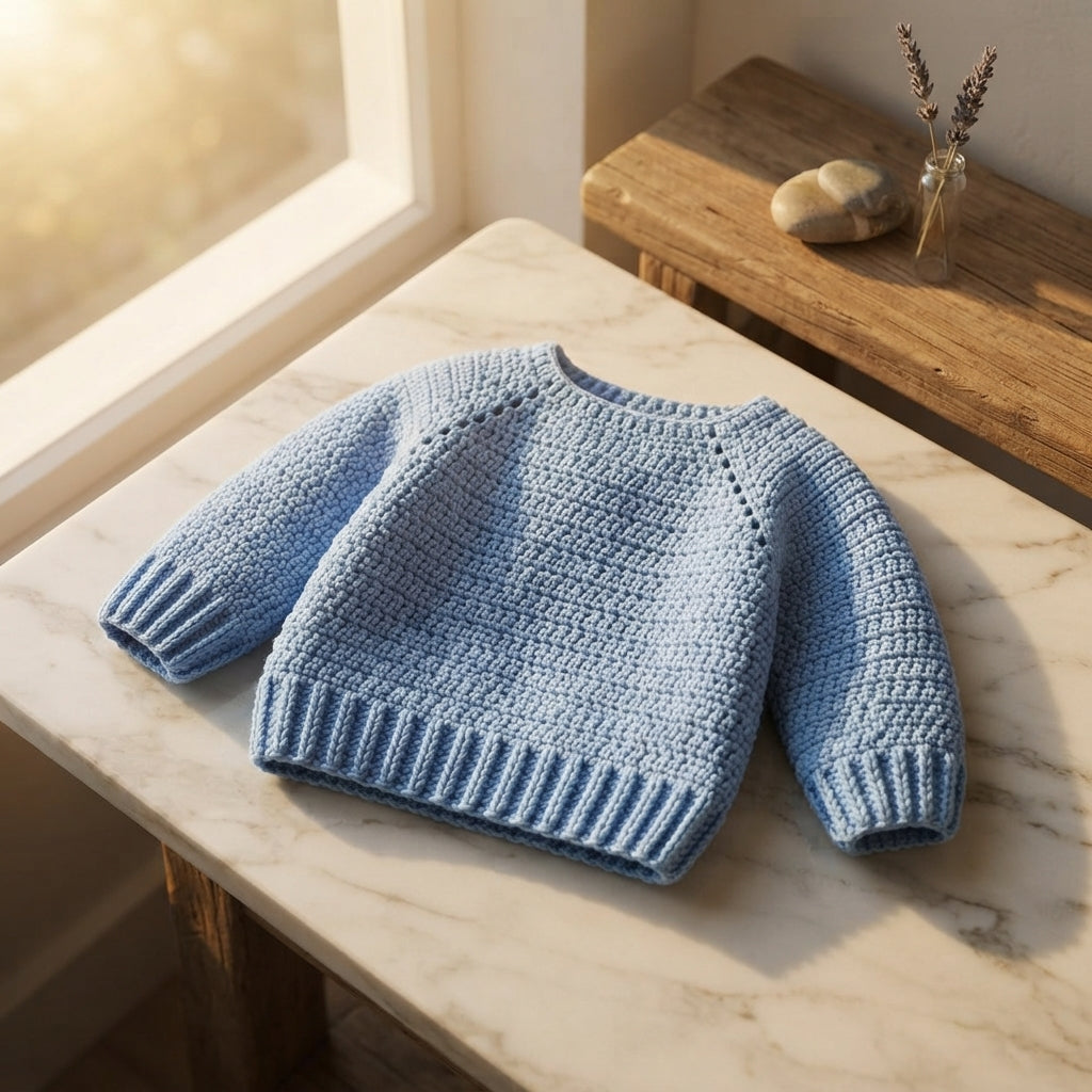 Sweater Pullover Infant Baby Pullover | Crochet Pattern PDF