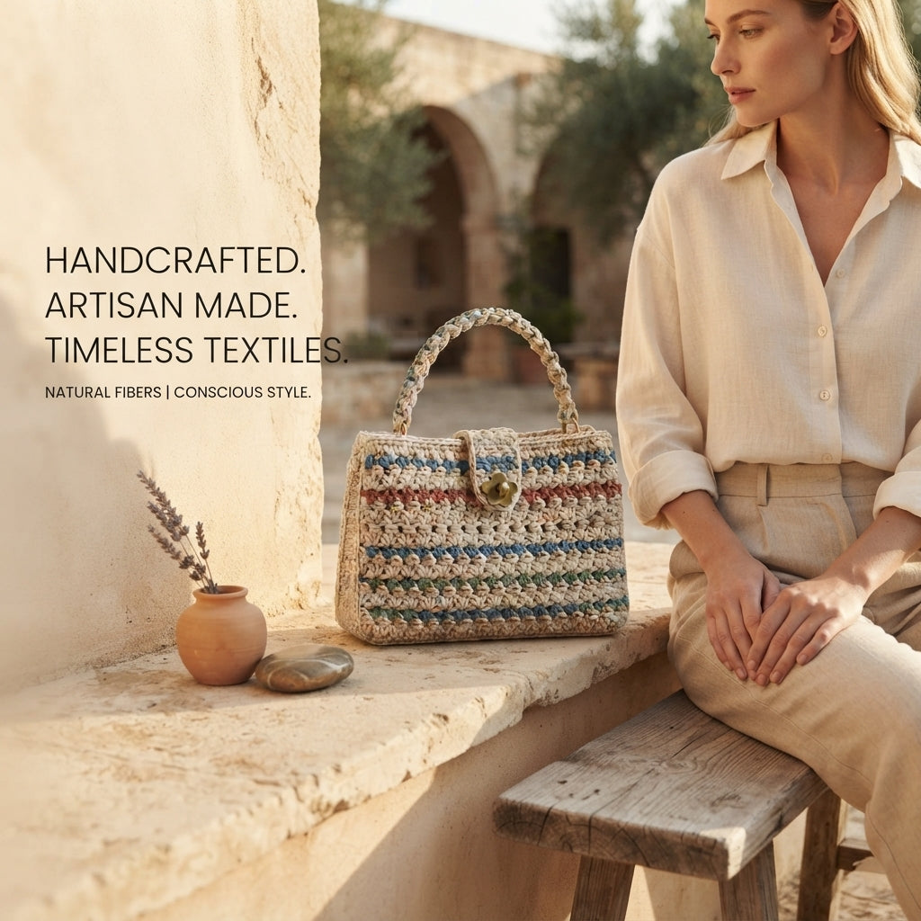 Handmade Colorful Bag | Crochet Pattern PDF
