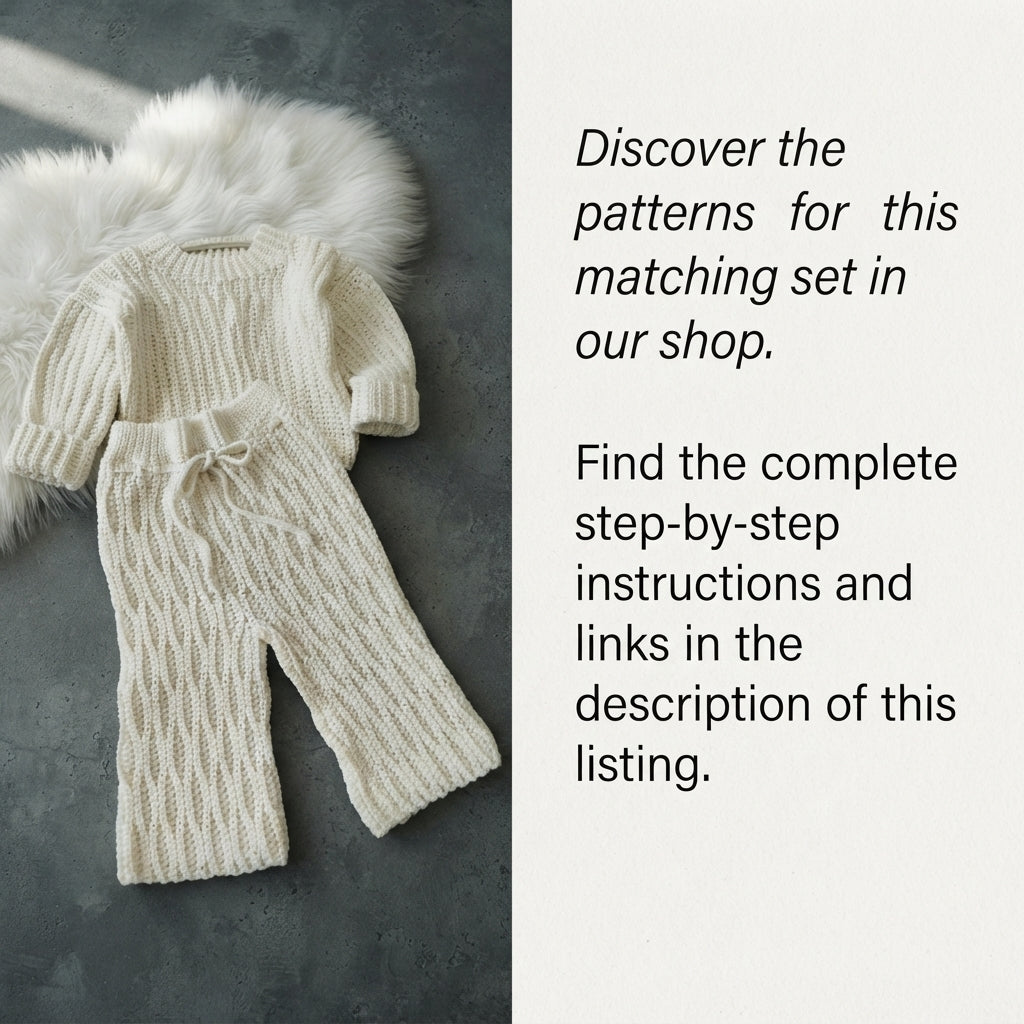 Sweater Boy Pullover Baby Pullover | Crochet Pattern PDF