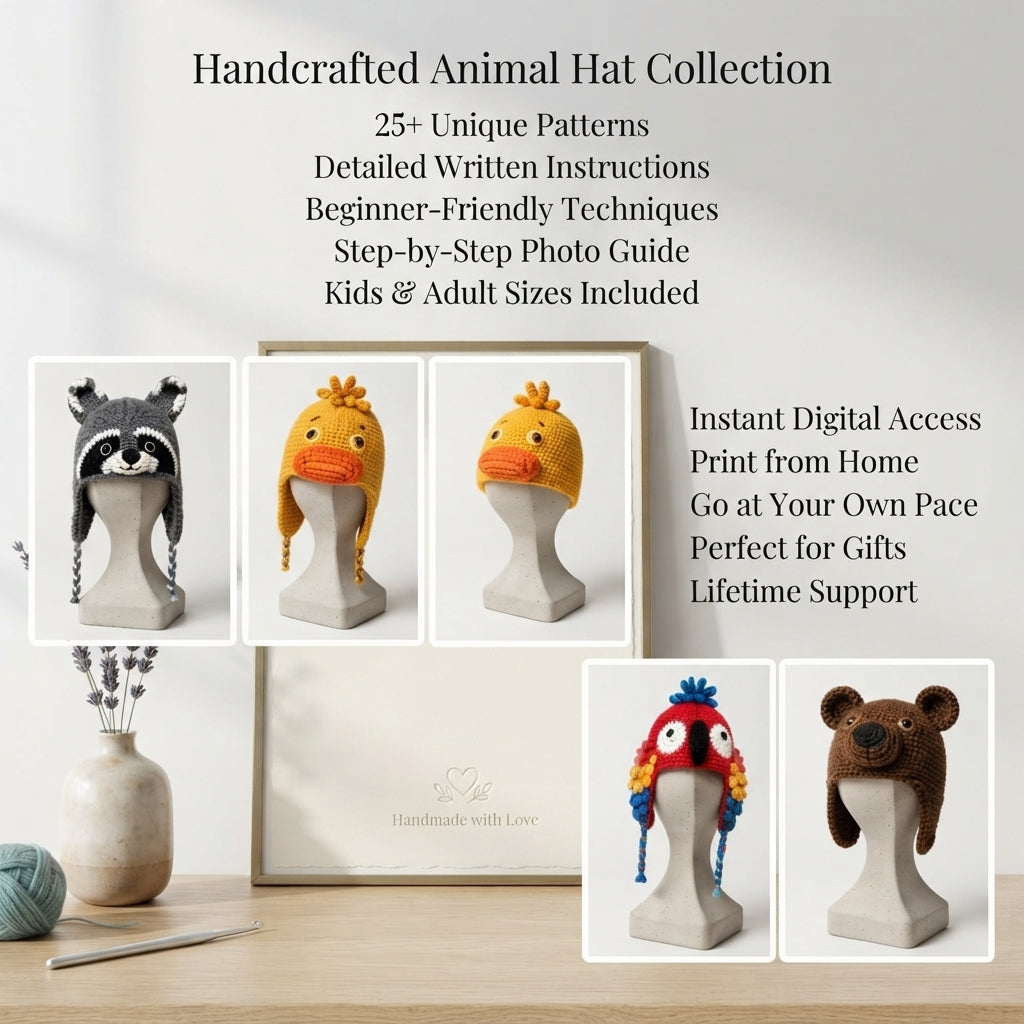 Ultimate Crochet Animal Bundle | 13+ PDF Patterns