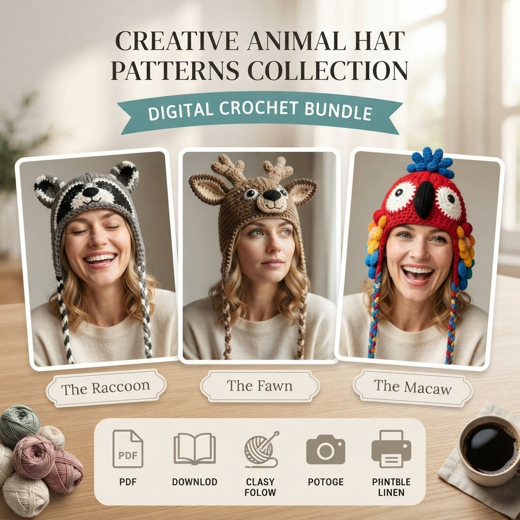 Ultimate Crochet Animal Bundle | 13+ PDF Patterns