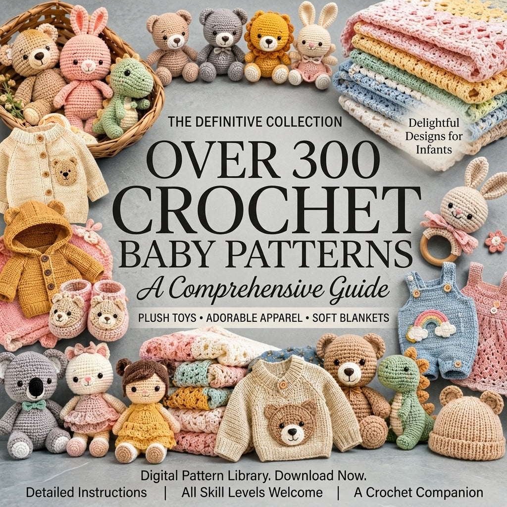 300+ Patterns Bundle Baby Blanket | Crochet Pattern PDF