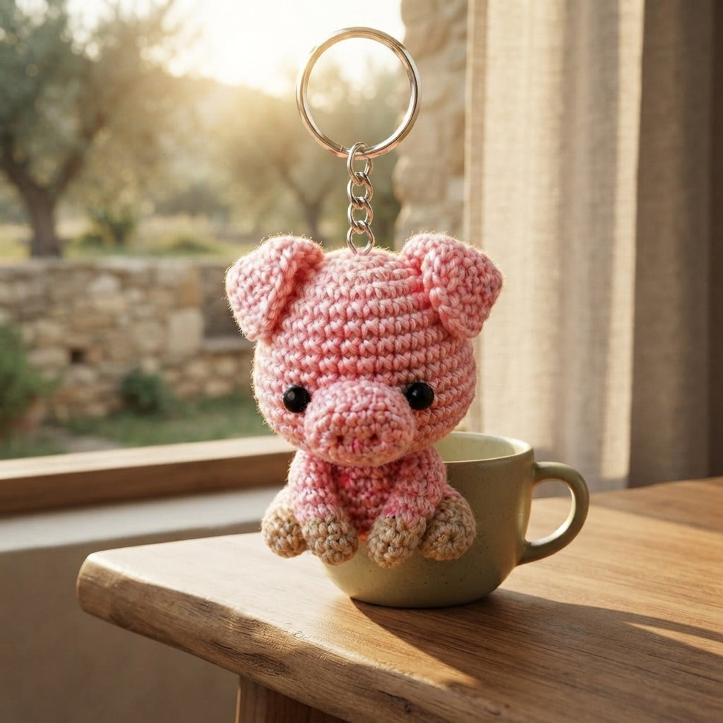 Sweet Mini Bag Charm | Crochet Keychain Pattern