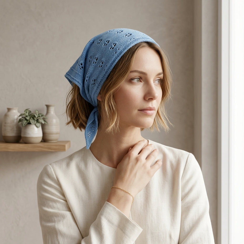 Holly Ruffled Bandana | Crochet Pattern PDF