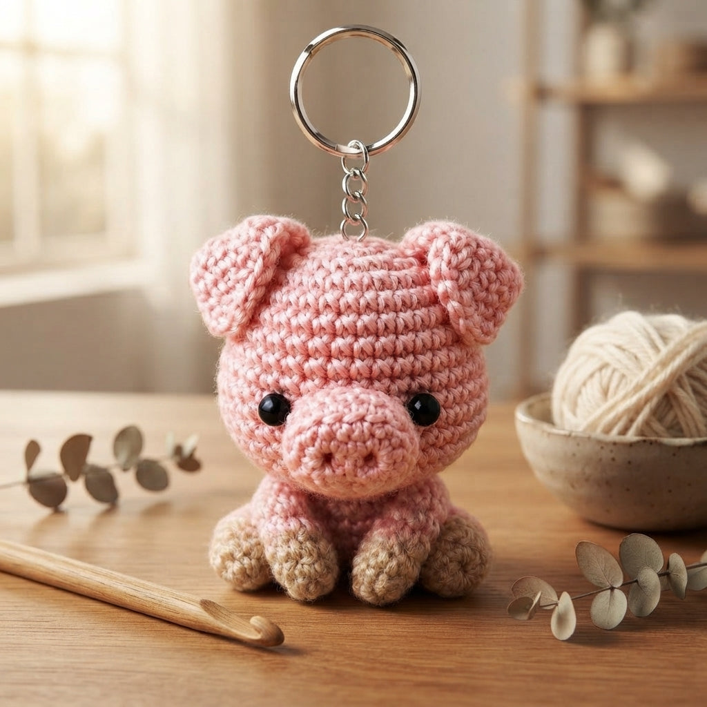 Sweet Mini Bag Charm | Crochet Keychain Pattern