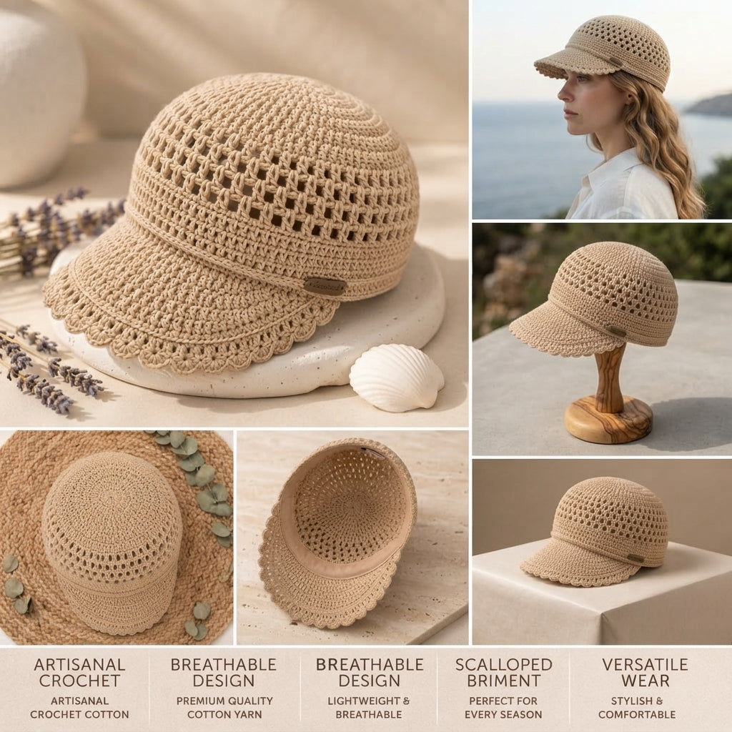 Pretty Visor | Crochet Summer Pattern
