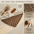 Summer Lace Head Scarf | Crochet Pattern PDF