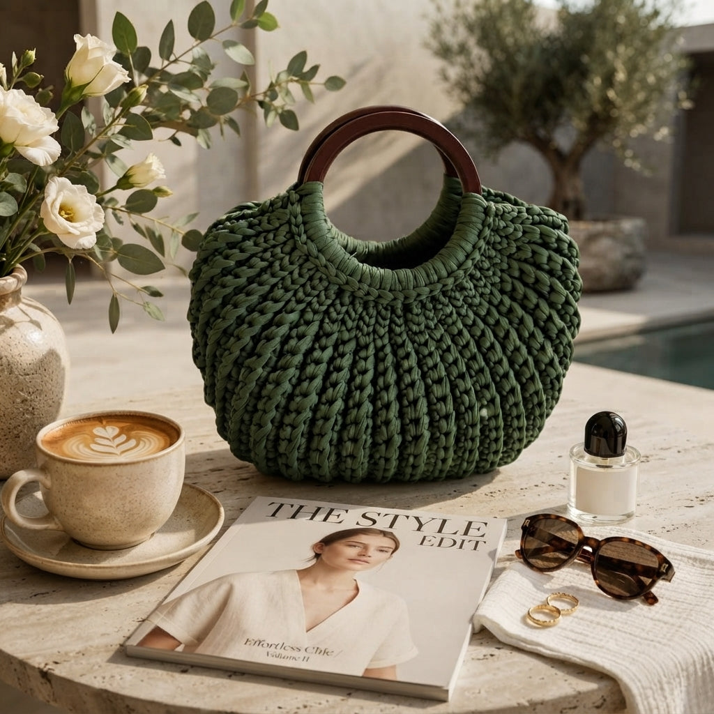 Shell Stitch Summer Tote | Crochet Pattern PDF