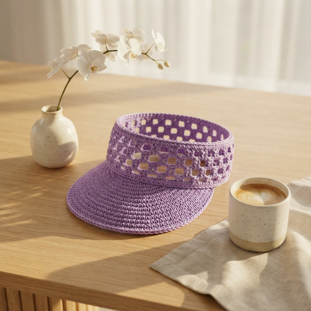 Trendy Sun Visor | Crochet Visor Pattern