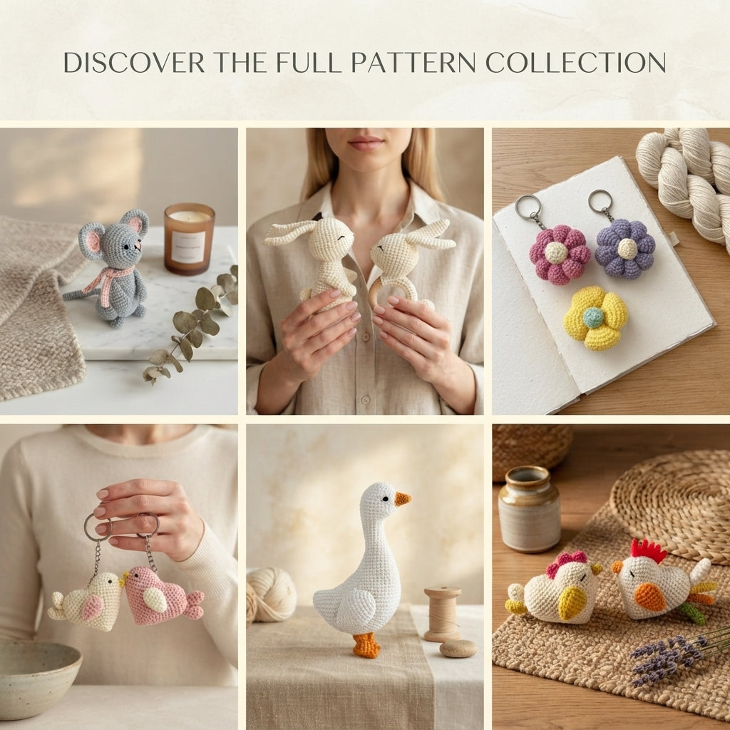 Lovely Keychain Accessory | Crochet PDF Pattern — Design 3