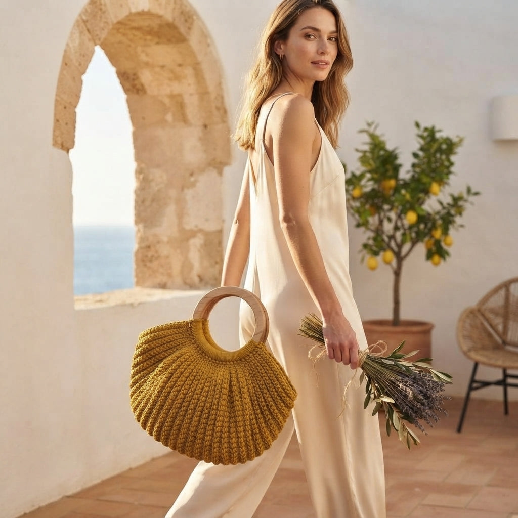 Shell Stitch Summer Tote | Crochet Pattern PDF
