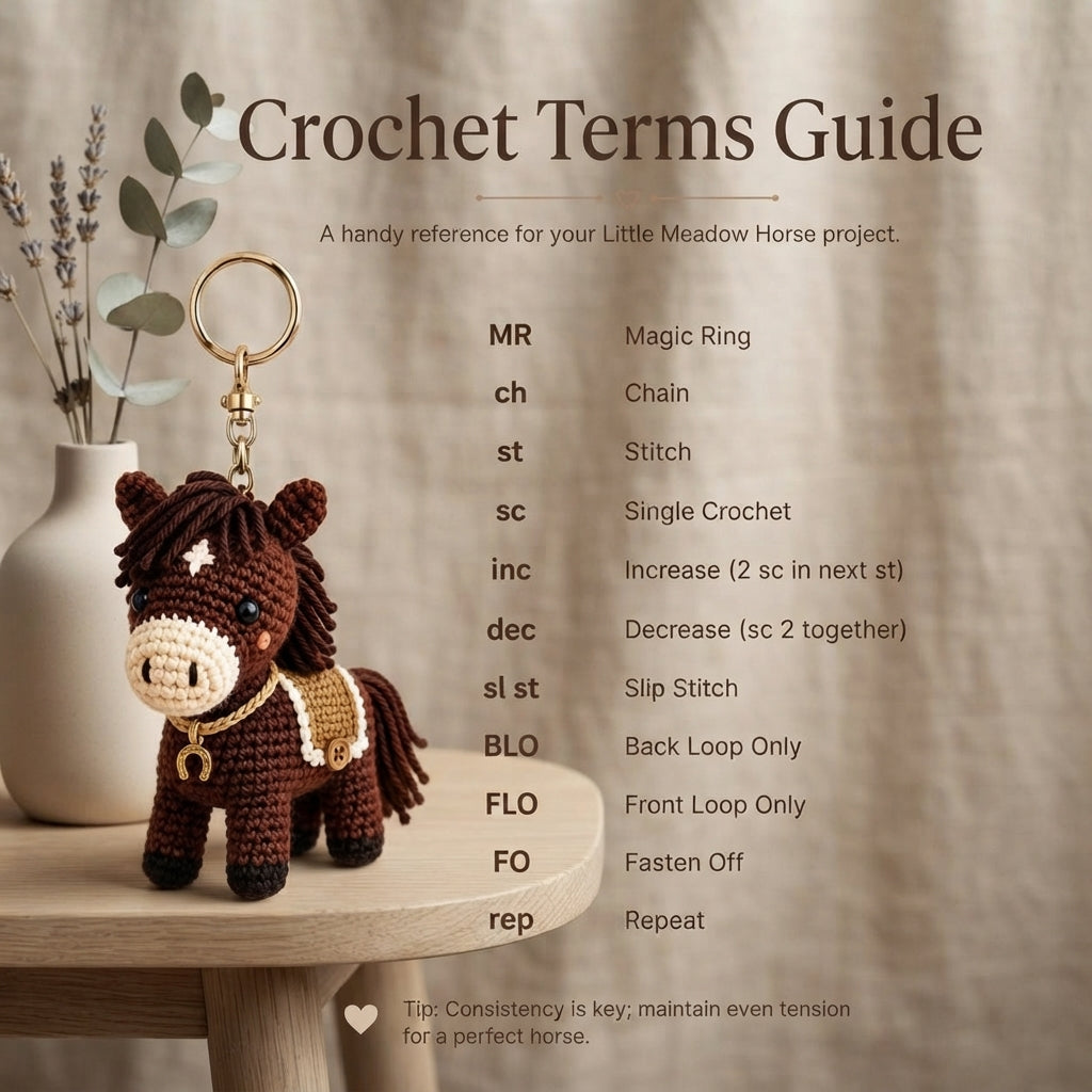 Sweet Amigurumi Horse | Crochet PDF Pattern