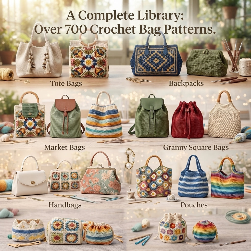 Market Bag Boho Tote V2 | Crochet Pattern PDF