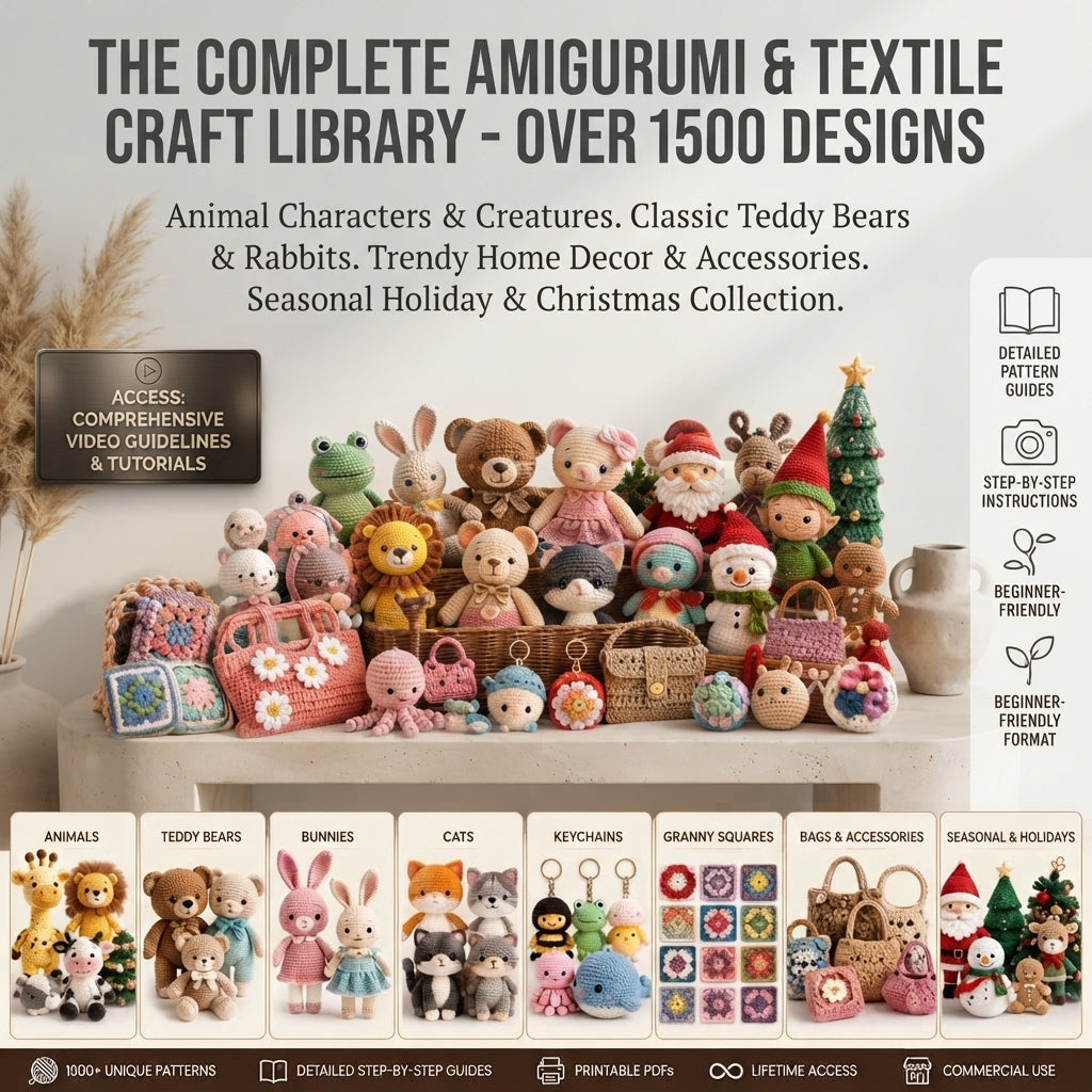 Complete Crochet Collection | 1500+ Amigurumi Patterns