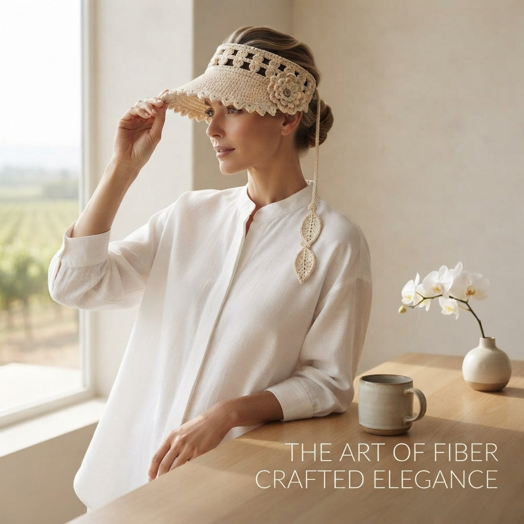Graceful Sun Visor | Handmade Hat PDF