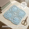 Lacy Flower Squares Bandana | Crochet Pattern PDF
