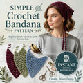 Boho Lace Waist Scarf & Head Wrap | Crochet Pattern PDF