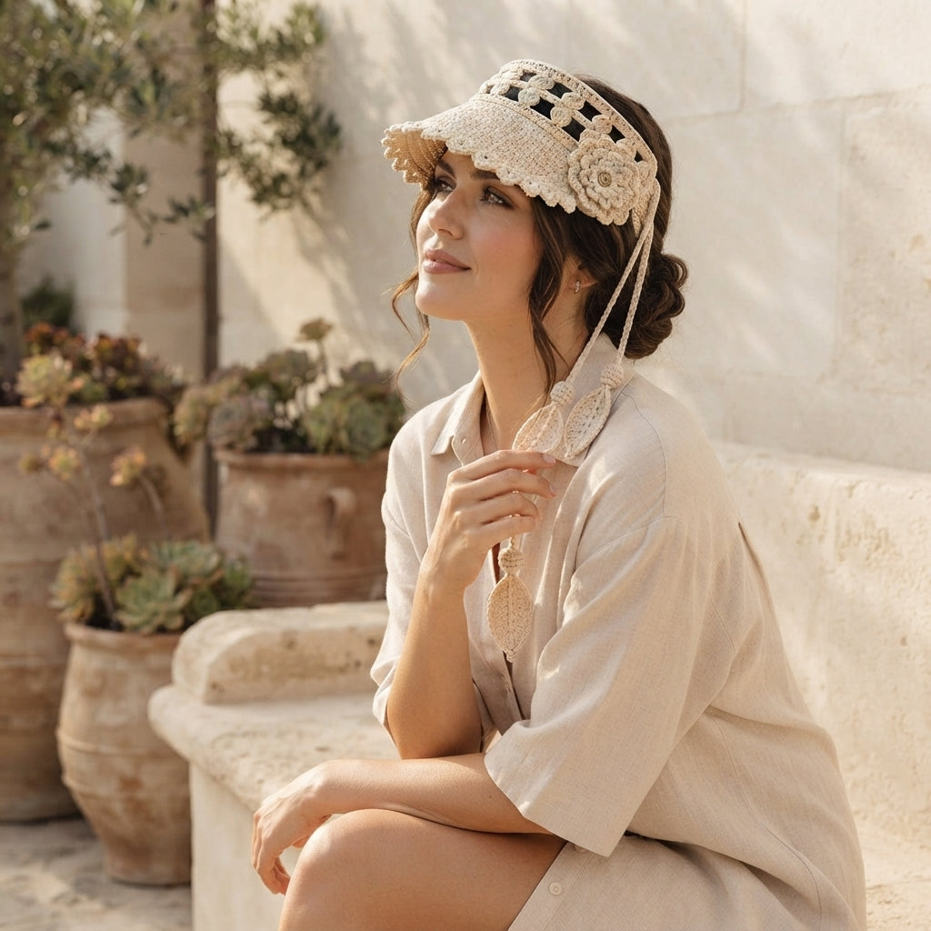 Graceful Sun Visor | Handmade Hat PDF