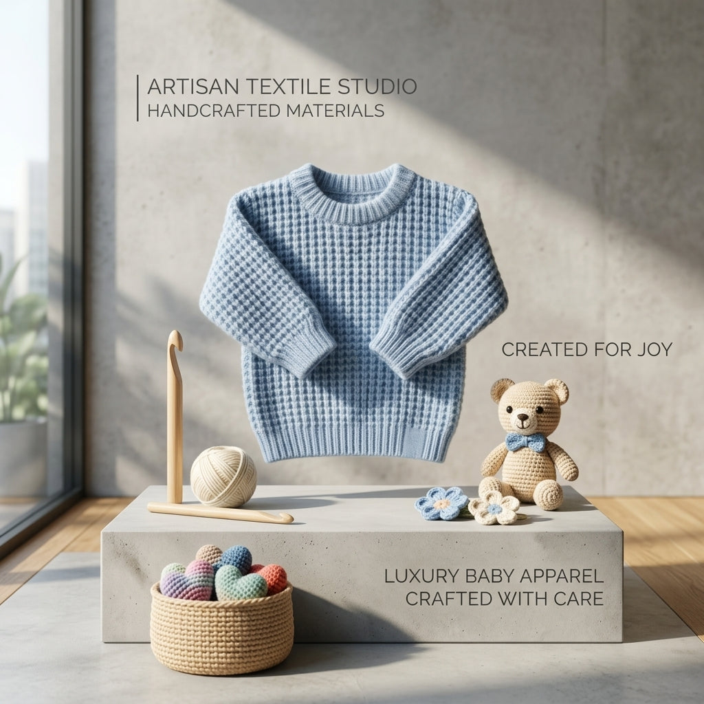 Sweater Cardigan Jacket Baby Cardigan | Crochet Pattern PDF