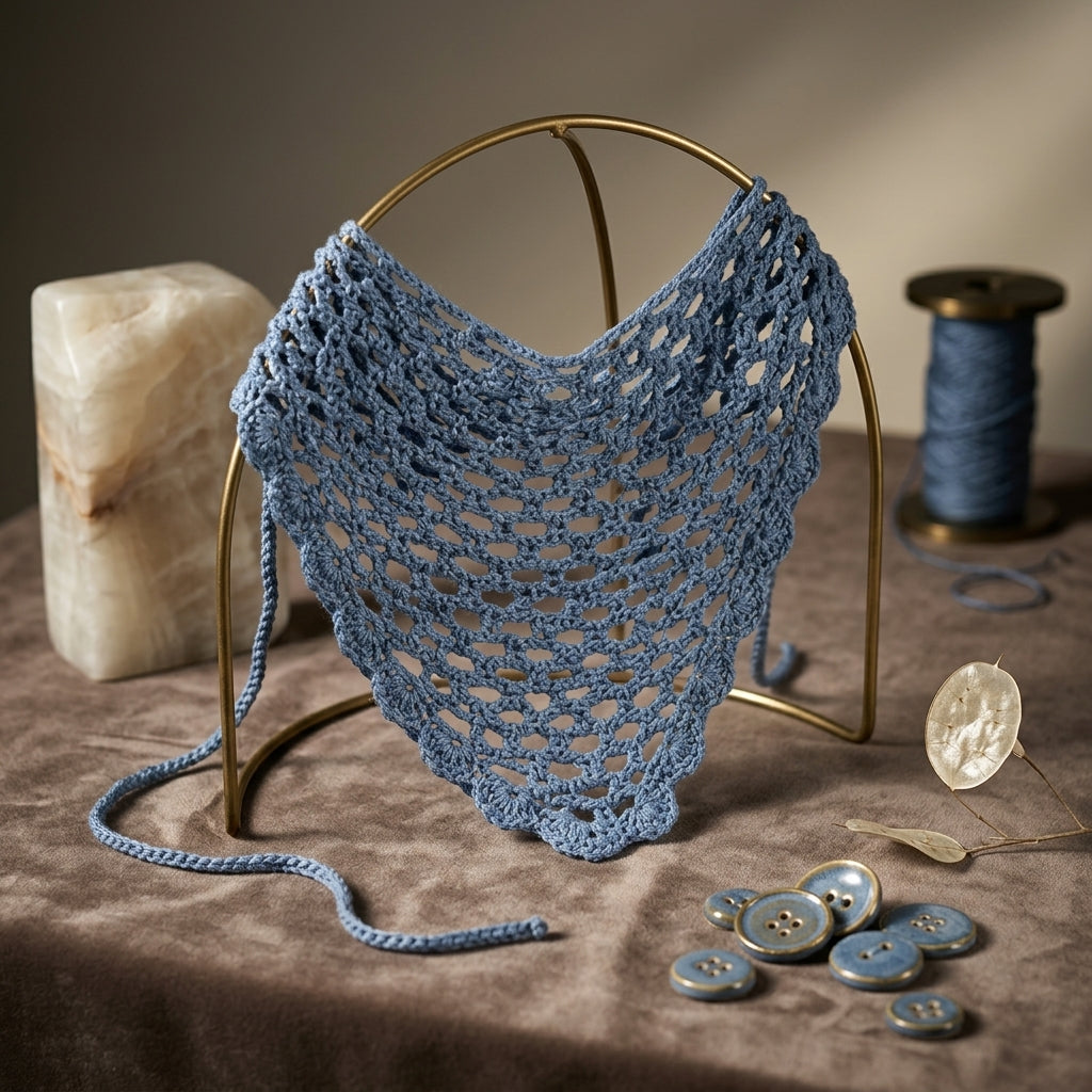 Boho Lace Waist Scarf & Head Wrap | Crochet Pattern PDF