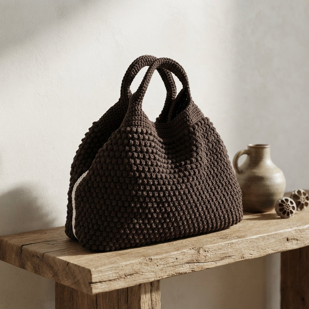 Shoulder Bag Beach Bag Tote | Crochet Pattern PDF
