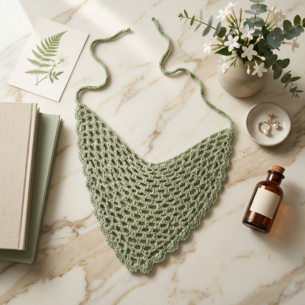 Boho Lace Waist Scarf & Head Wrap | Crochet Pattern PDF