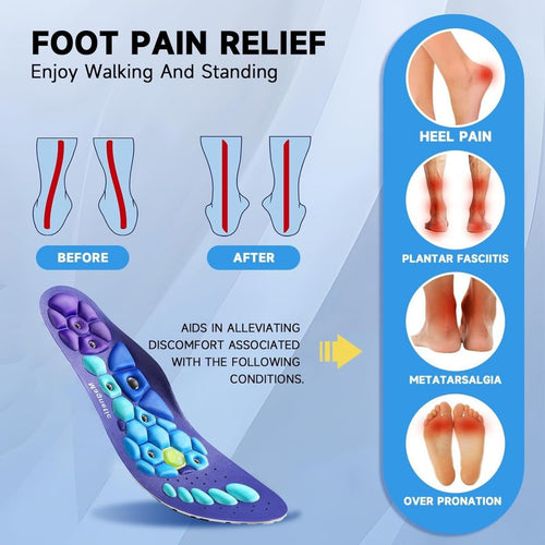 Ashira Reflexology Magnetic Insoles - Plantar Fasciitis Pain Relief